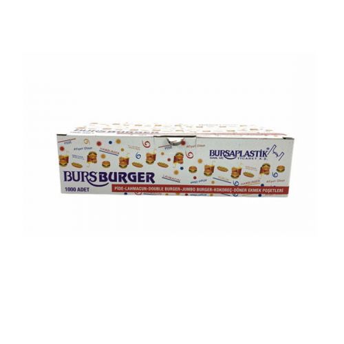 
BURSAPLASTİK PİDE BURGER POŞET 13×26