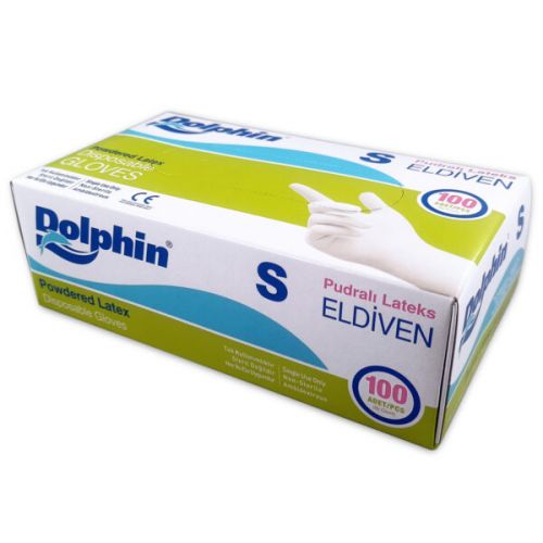 
Dolphin Pudralı Lateks Eldiven Small 20 Paket